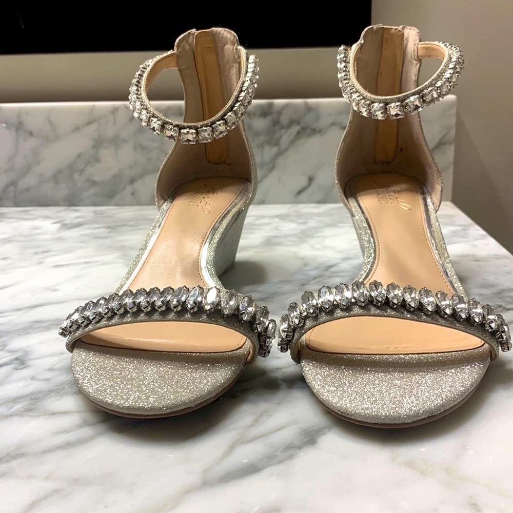 Catalina Open Toe Block Heel by Badgley Mischka